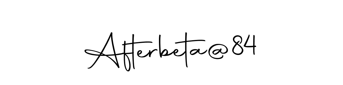 Make a beautiful signature design for name Afterbeta@84. With this signature (Autography-DOLnW) style, you can create a handwritten signature for free. Afterbeta@84 signature style 10 images and pictures png