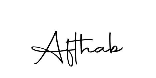 Also we have Afthab name is the best signature style. Create professional handwritten signature collection using Autography-DOLnW autograph style. Afthab signature style 10 images and pictures png