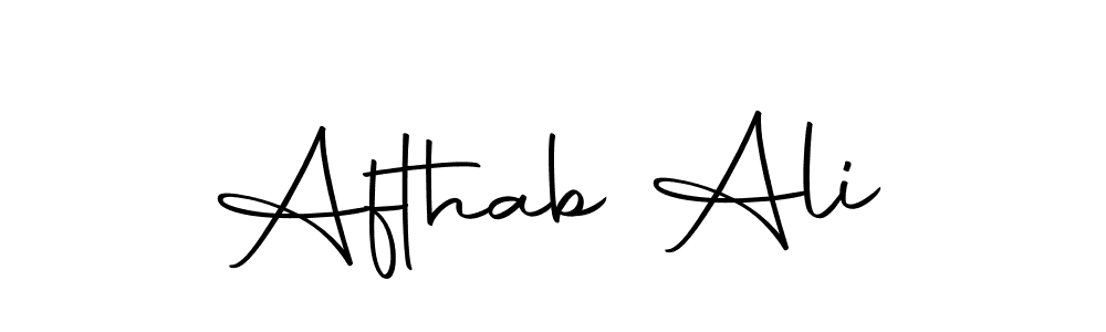 Make a beautiful signature design for name Afthab Ali. Use this online signature maker to create a handwritten signature for free. Afthab Ali signature style 10 images and pictures png