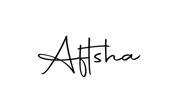 Design your own signature with our free online signature maker. With this signature software, you can create a handwritten (Autography-DOLnW) signature for name Aftsha. Aftsha signature style 10 images and pictures png