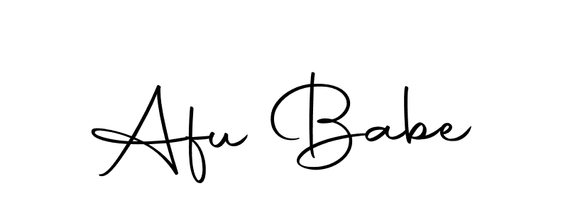 The best way (Autography-DOLnW) to make a short signature is to pick only two or three words in your name. The name Afu Babe include a total of six letters. For converting this name. Afu Babe signature style 10 images and pictures png