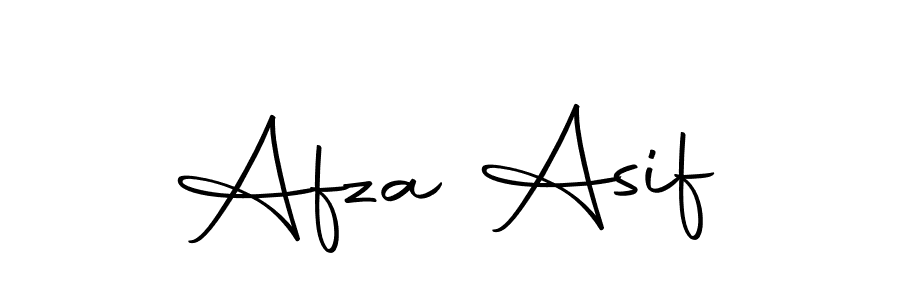 Design your own signature with our free online signature maker. With this signature software, you can create a handwritten (Autography-DOLnW) signature for name Afza Asif. Afza Asif signature style 10 images and pictures png