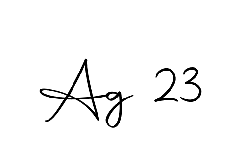 You can use this online signature creator to create a handwritten signature for the name Ag 23. This is the best online autograph maker. Ag 23 signature style 10 images and pictures png