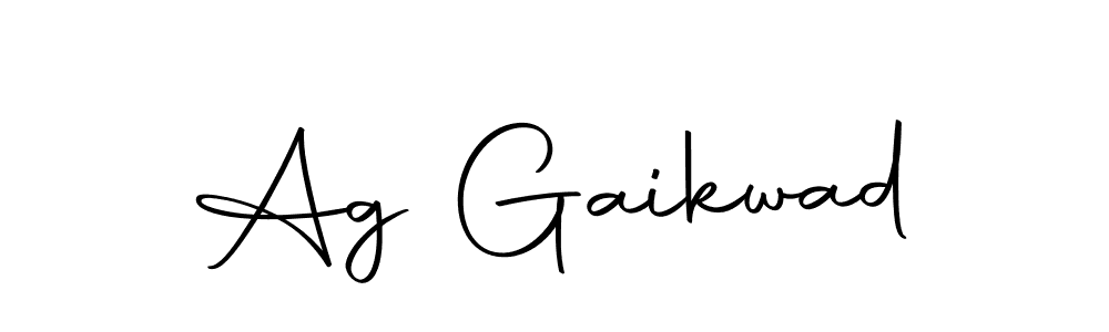 You should practise on your own different ways (Autography-DOLnW) to write your name (Ag Gaikwad) in signature. don't let someone else do it for you. Ag Gaikwad signature style 10 images and pictures png
