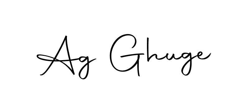 Create a beautiful signature design for name Ag Ghuge. With this signature (Autography-DOLnW) fonts, you can make a handwritten signature for free. Ag Ghuge signature style 10 images and pictures png
