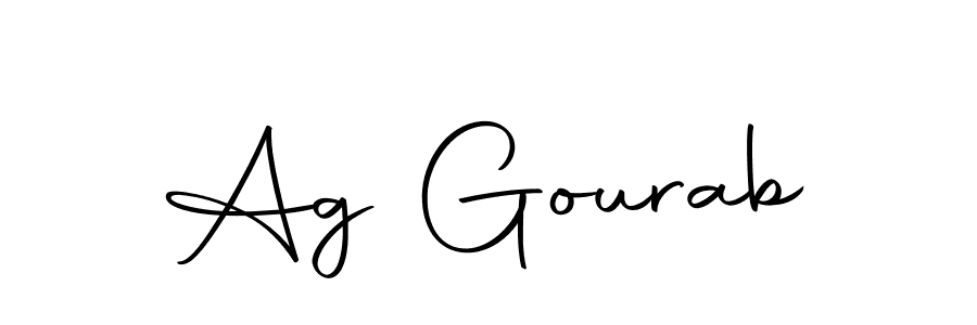 How to make Ag Gourab signature? Autography-DOLnW is a professional autograph style. Create handwritten signature for Ag Gourab name. Ag Gourab signature style 10 images and pictures png