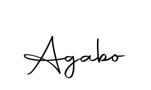 You should practise on your own different ways (Autography-DOLnW) to write your name (Agabo) in signature. don't let someone else do it for you. Agabo signature style 10 images and pictures png