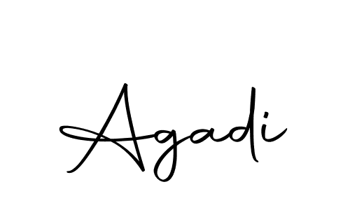 Agadi stylish signature style. Best Handwritten Sign (Autography-DOLnW) for my name. Handwritten Signature Collection Ideas for my name Agadi. Agadi signature style 10 images and pictures png