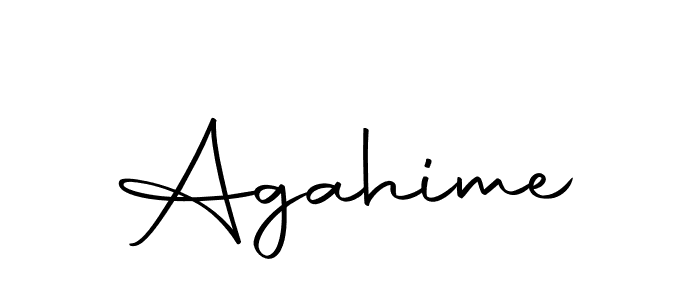 Design your own signature with our free online signature maker. With this signature software, you can create a handwritten (Autography-DOLnW) signature for name Agahime. Agahime signature style 10 images and pictures png