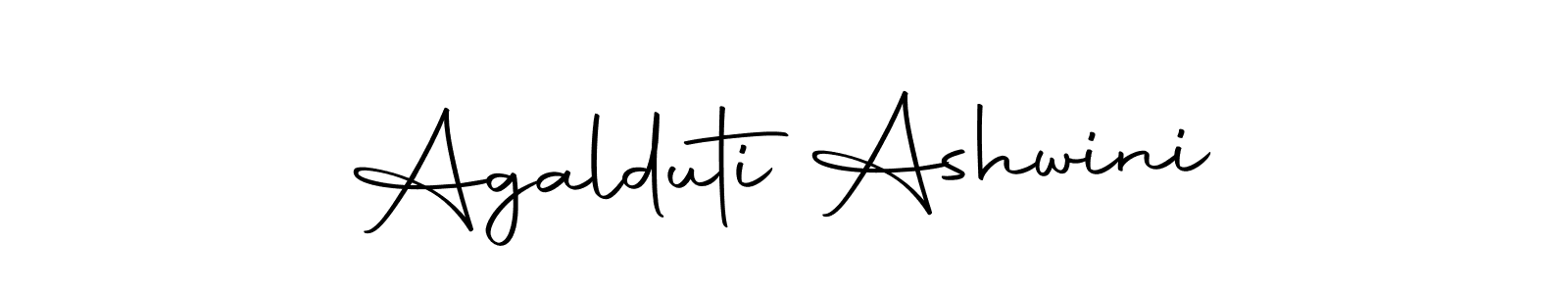 Make a short Agalduti Ashwini signature style. Manage your documents anywhere anytime using Autography-DOLnW. Create and add eSignatures, submit forms, share and send files easily. Agalduti Ashwini signature style 10 images and pictures png