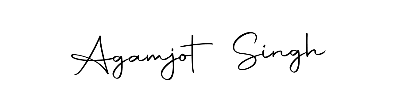 Design your own signature with our free online signature maker. With this signature software, you can create a handwritten (Autography-DOLnW) signature for name Agamjot Singh. Agamjot Singh signature style 10 images and pictures png