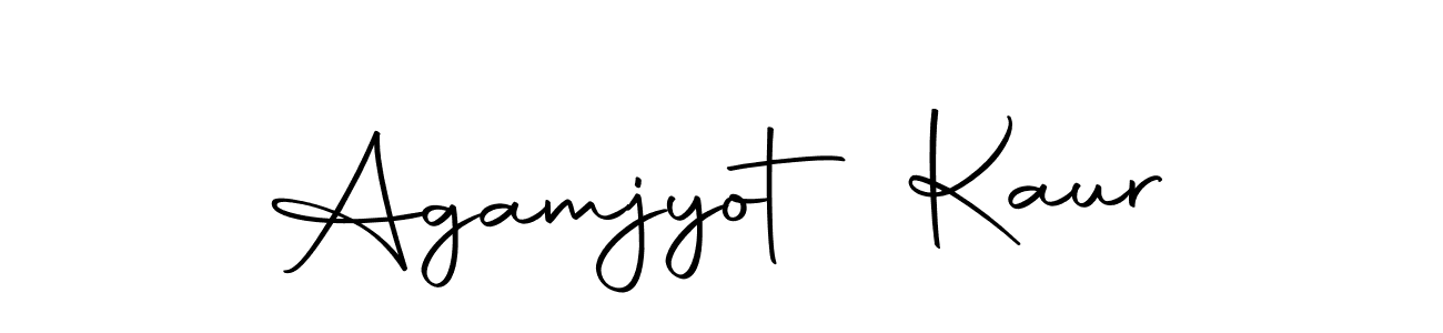 Make a beautiful signature design for name Agamjyot Kaur. With this signature (Autography-DOLnW) style, you can create a handwritten signature for free. Agamjyot Kaur signature style 10 images and pictures png