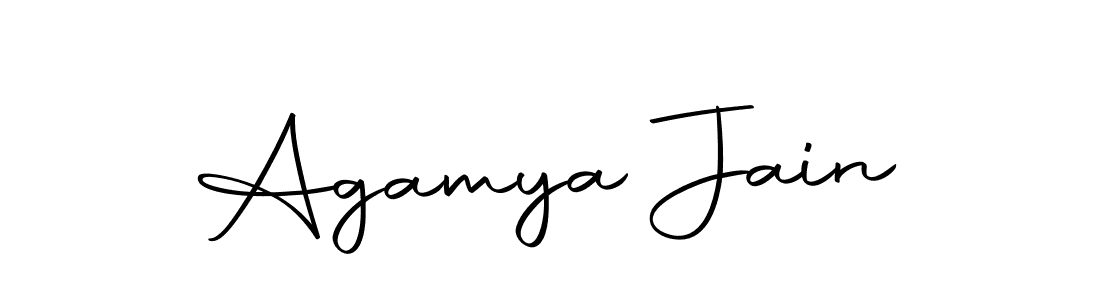 Also we have Agamya Jain name is the best signature style. Create professional handwritten signature collection using Autography-DOLnW autograph style. Agamya Jain signature style 10 images and pictures png