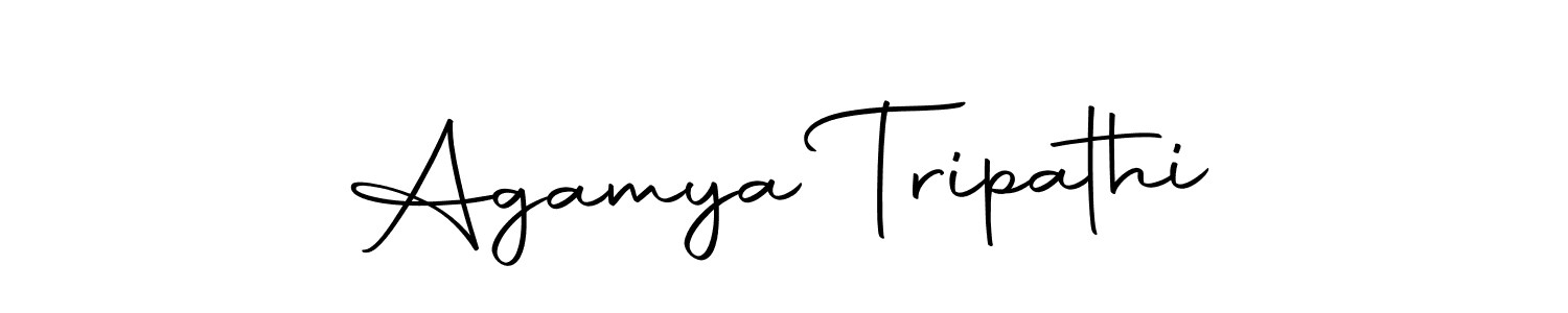 Make a beautiful signature design for name Agamya Tripathi. With this signature (Autography-DOLnW) style, you can create a handwritten signature for free. Agamya Tripathi signature style 10 images and pictures png