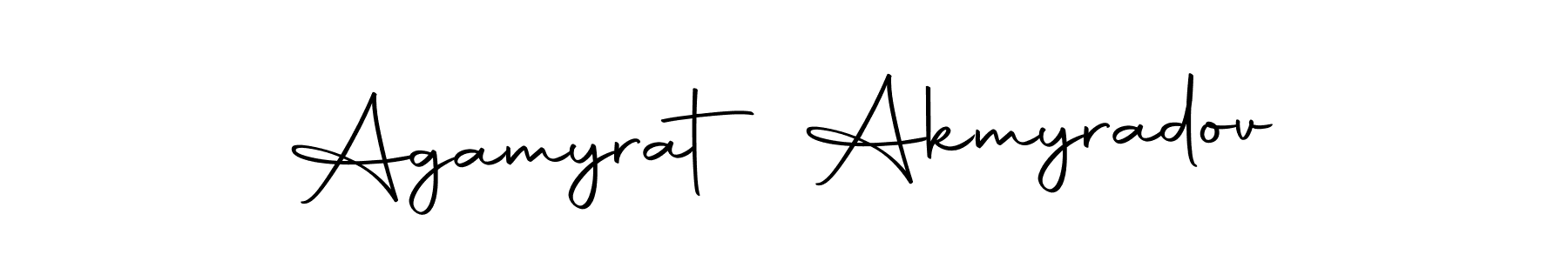 Use a signature maker to create a handwritten signature online. With this signature software, you can design (Autography-DOLnW) your own signature for name Agamyrat Akmyradov. Agamyrat Akmyradov signature style 10 images and pictures png
