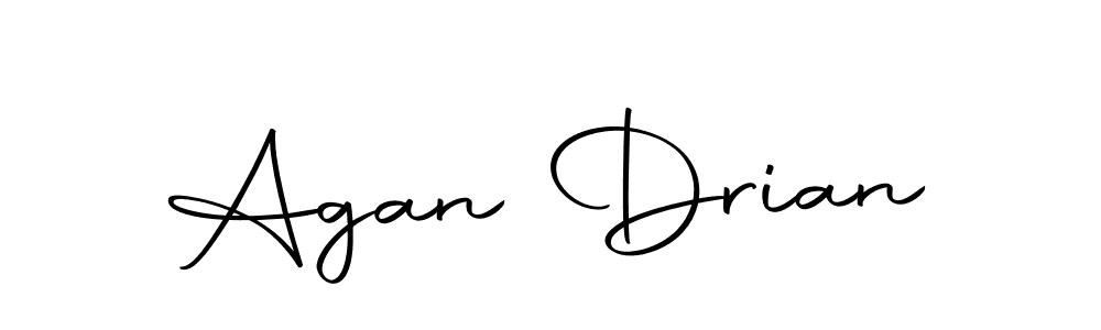 You can use this online signature creator to create a handwritten signature for the name Agan Drian. This is the best online autograph maker. Agan Drian signature style 10 images and pictures png