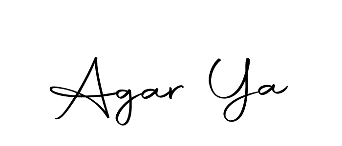 Here are the top 10 professional signature styles for the name Agar Ya. These are the best autograph styles you can use for your name. Agar Ya signature style 10 images and pictures png