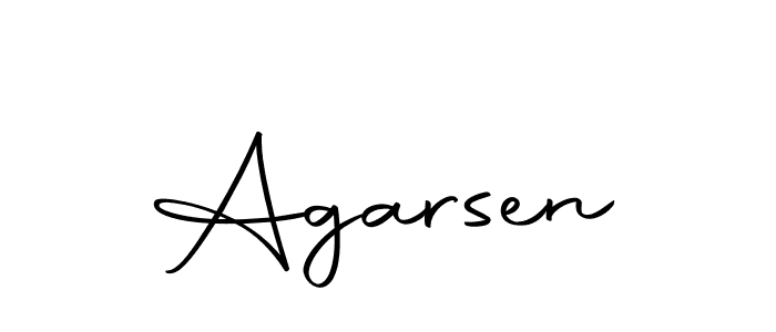 It looks lik you need a new signature style for name Agarsen. Design unique handwritten (Autography-DOLnW) signature with our free signature maker in just a few clicks. Agarsen signature style 10 images and pictures png