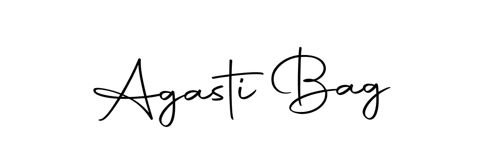 Design your own signature with our free online signature maker. With this signature software, you can create a handwritten (Autography-DOLnW) signature for name Agasti Bag. Agasti Bag signature style 10 images and pictures png