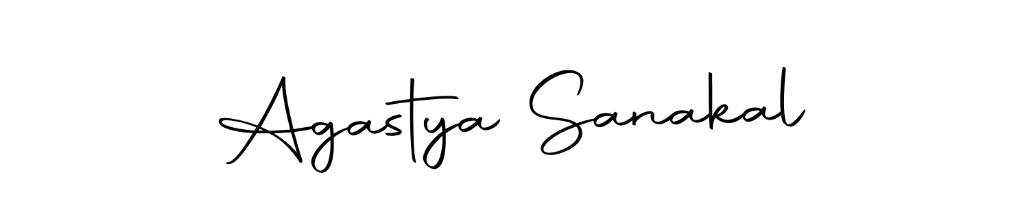 Make a beautiful signature design for name Agastya Sanakal. With this signature (Autography-DOLnW) style, you can create a handwritten signature for free. Agastya Sanakal signature style 10 images and pictures png