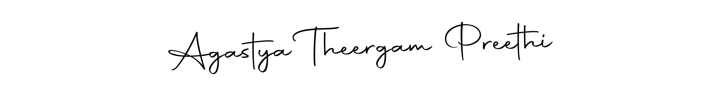 if you are searching for the best signature style for your name Agastya Theergam Preethi. so please give up your signature search. here we have designed multiple signature styles  using Autography-DOLnW. Agastya Theergam Preethi signature style 10 images and pictures png