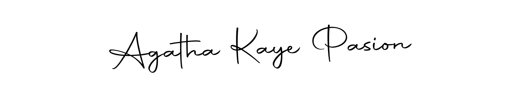 Design your own signature with our free online signature maker. With this signature software, you can create a handwritten (Autography-DOLnW) signature for name Agatha Kaye Pasion. Agatha Kaye Pasion signature style 10 images and pictures png