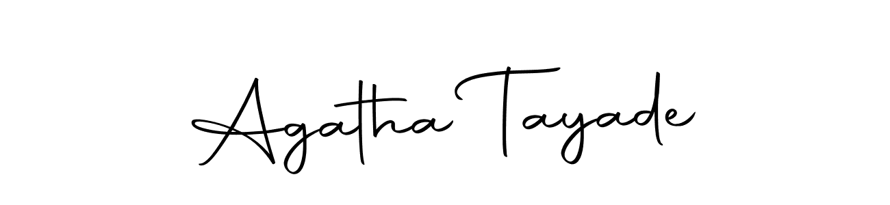 Similarly Autography-DOLnW is the best handwritten signature design. Signature creator online .You can use it as an online autograph creator for name Agatha Tayade. Agatha Tayade signature style 10 images and pictures png