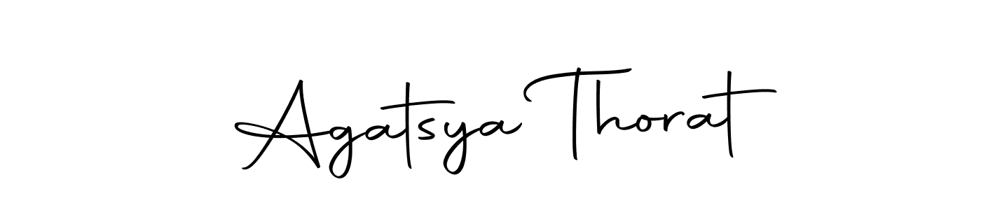 Use a signature maker to create a handwritten signature online. With this signature software, you can design (Autography-DOLnW) your own signature for name Agatsya Thorat. Agatsya Thorat signature style 10 images and pictures png
