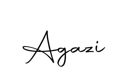 Create a beautiful signature design for name Agazi. With this signature (Autography-DOLnW) fonts, you can make a handwritten signature for free. Agazi signature style 10 images and pictures png