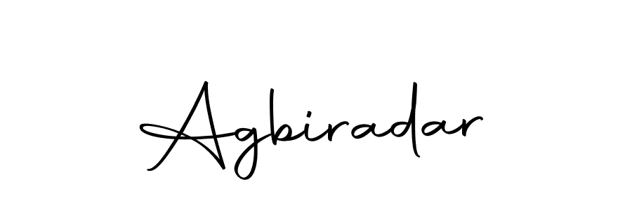Use a signature maker to create a handwritten signature online. With this signature software, you can design (Autography-DOLnW) your own signature for name Agbiradar. Agbiradar signature style 10 images and pictures png