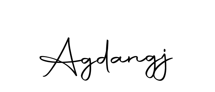 How to make Agdangj signature? Autography-DOLnW is a professional autograph style. Create handwritten signature for Agdangj name. Agdangj signature style 10 images and pictures png