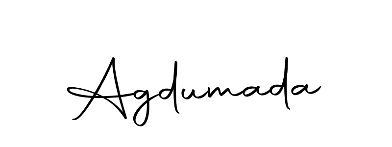 You should practise on your own different ways (Autography-DOLnW) to write your name (Agdumada) in signature. don't let someone else do it for you. Agdumada signature style 10 images and pictures png