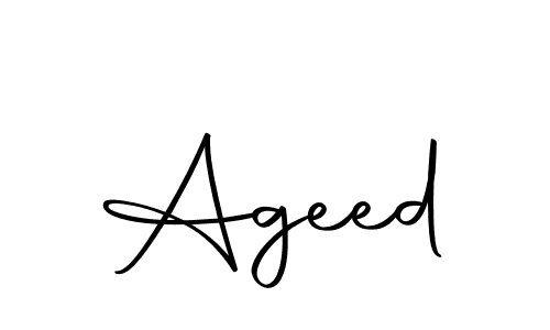The best way (Autography-DOLnW) to make a short signature is to pick only two or three words in your name. The name Ageed include a total of six letters. For converting this name. Ageed signature style 10 images and pictures png