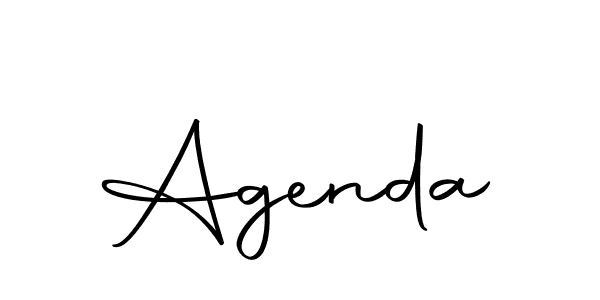 Use a signature maker to create a handwritten signature online. With this signature software, you can design (Autography-DOLnW) your own signature for name Agenda. Agenda signature style 10 images and pictures png