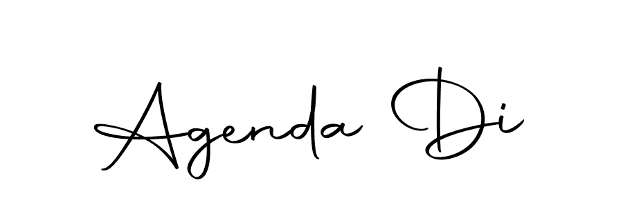 Also we have Agenda Di name is the best signature style. Create professional handwritten signature collection using Autography-DOLnW autograph style. Agenda Di signature style 10 images and pictures png