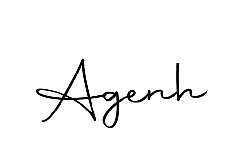 Also we have Agenh name is the best signature style. Create professional handwritten signature collection using Autography-DOLnW autograph style. Agenh signature style 10 images and pictures png