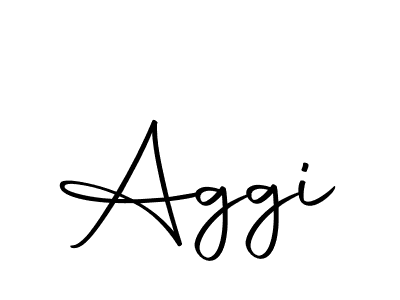 Design your own signature with our free online signature maker. With this signature software, you can create a handwritten (Autography-DOLnW) signature for name Aggi. Aggi signature style 10 images and pictures png