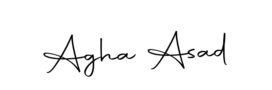 Make a beautiful signature design for name Agha Asad. With this signature (Autography-DOLnW) style, you can create a handwritten signature for free. Agha Asad signature style 10 images and pictures png