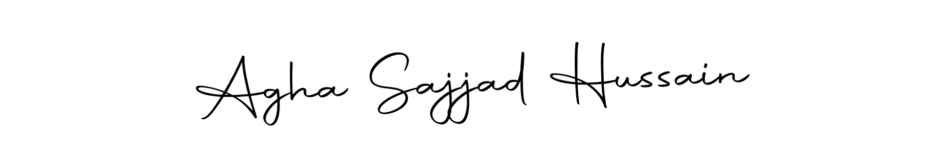 if you are searching for the best signature style for your name Agha Sajjad Hussain. so please give up your signature search. here we have designed multiple signature styles  using Autography-DOLnW. Agha Sajjad Hussain signature style 10 images and pictures png