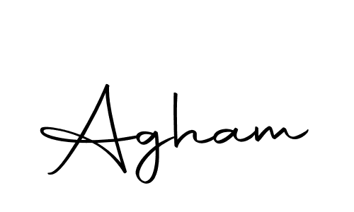 The best way (Autography-DOLnW) to make a short signature is to pick only two or three words in your name. The name Agham include a total of six letters. For converting this name. Agham signature style 10 images and pictures png