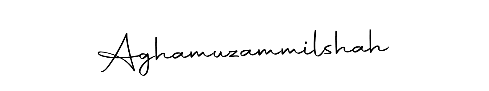 How to make Aghamuzammilshah signature? Autography-DOLnW is a professional autograph style. Create handwritten signature for Aghamuzammilshah name. Aghamuzammilshah signature style 10 images and pictures png