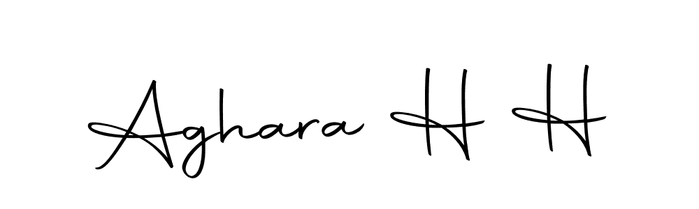 if you are searching for the best signature style for your name Aghara H H. so please give up your signature search. here we have designed multiple signature styles  using Autography-DOLnW. Aghara H H signature style 10 images and pictures png