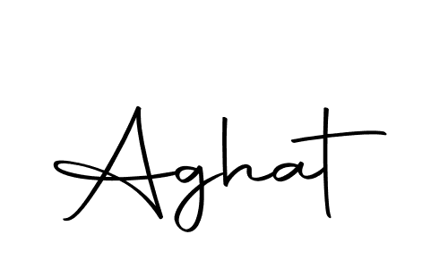 How to make Aghat signature? Autography-DOLnW is a professional autograph style. Create handwritten signature for Aghat name. Aghat signature style 10 images and pictures png