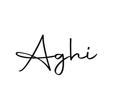 Use a signature maker to create a handwritten signature online. With this signature software, you can design (Autography-DOLnW) your own signature for name Aghi. Aghi signature style 10 images and pictures png