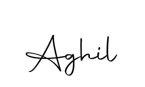 Autography-DOLnW is a professional signature style that is perfect for those who want to add a touch of class to their signature. It is also a great choice for those who want to make their signature more unique. Get Aghil name to fancy signature for free. Aghil signature style 10 images and pictures png