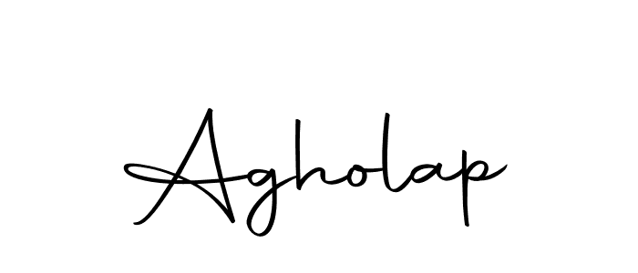 You should practise on your own different ways (Autography-DOLnW) to write your name (Agholap) in signature. don't let someone else do it for you. Agholap signature style 10 images and pictures png