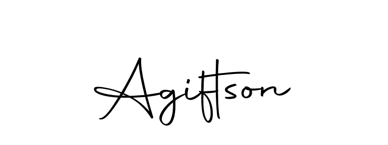 Similarly Autography-DOLnW is the best handwritten signature design. Signature creator online .You can use it as an online autograph creator for name Agiftson. Agiftson signature style 10 images and pictures png