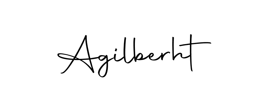 Create a beautiful signature design for name Agilberht. With this signature (Autography-DOLnW) fonts, you can make a handwritten signature for free. Agilberht signature style 10 images and pictures png