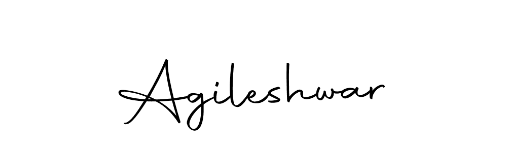 Design your own signature with our free online signature maker. With this signature software, you can create a handwritten (Autography-DOLnW) signature for name Agileshwar. Agileshwar signature style 10 images and pictures png