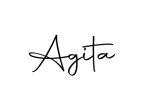 Agita stylish signature style. Best Handwritten Sign (Autography-DOLnW) for my name. Handwritten Signature Collection Ideas for my name Agita. Agita signature style 10 images and pictures png